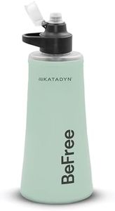 Katadyn BeFree AC 1L Soft Water Filter Bottle – Green, Ultralight & Collapsible Flask, First-of-Its-Kind Activated Carbon Filter Improves Taste & Odors, Ideal for Hiking, Travel, Sports & Emergencies