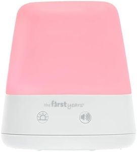 The First Years Sunset Baby Soother Night Light and Sound Machine - Red Kids Night Light and Baby Sound Machine Sleep Machine- Toddler and Baby Sleep Training Aid Supports Natural Melatonin Production