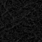 CRAFTY WHEELS Crinkled Shredded Paper Grass for Packing (1 Pack of 100grm) Decoration, Hamper, Basket Filling, Gift, Box, Craft, DIY Raffia Confetti Paper Fillers Strips(Black)