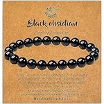MAIBAOTA Black Obsidian Bracelet fo
