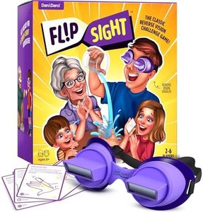 FlipSight Upside Down Goggles Challenge Family Game for Kids and Adults - Fun Kids Games for Boys & Girls 8-12 - Funny Game Night - Gifts for 9 Year Old Boy - Fun Stuff - Cool Family Board Games