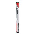 SuperStroke Traxion Tour Golf Club Grip, White/Red/Gray (Standard) | Advanced Surface Texture That Improves Feedback and Tack | Extreme Grip Provides Stability and Feedback | Even Hand Pressure