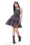 Fashion Dream Women’s Tiered Above Knee Length Dresses(FDWDRS00141 DBL M_Dark Blue_M)