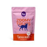 Pawr4cats Zoomy Treats Freeze Dried Chicken Hearts Taurine Rich Treats for Cats, 60 Grams