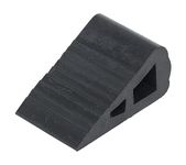 Vestil RBW-2 Industrial Rubber Wedge, 6-1/2" Length, 4" Width, 3" Height, Black