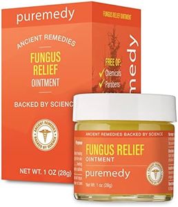 Puremedy Fungus Relief Salve for Skin and Nails - Homeopathic Remedy to Relieve Minor Skin Wounds, Superficial Burns, Swelling and Itching (1oz)