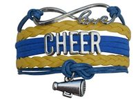 Infinity Collection Cheer Bracelet- Cheerleading Bracelet- Cheer Jewelry for Cheerleader