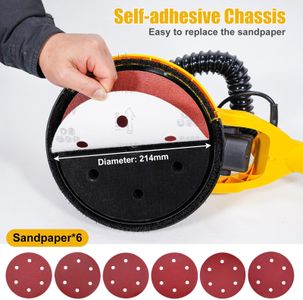 HYCHIKA Electric Drywall Sander – Adjustable Speed Wall Polisher