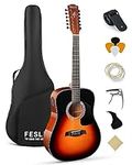 Fesley 12 String Guitar, 42" Full S