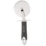 Salter BW11387EU7 Cosmos Pizza Cutter Wheel, Garlic Bread & Pizza Slicer, Easy to Clean, Long Lasting Quality, Hanging Hook, Stainless Steel, Matte Grey, Plastic