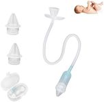 Nasal Aspirator for Baby, Hand Pump and Additional Silicone Nose Tip Efficient & Hygienic Nose Cleaner for Baby, Child, Toddler