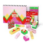 20 Pcs Cosmetic Make up Set, All in One Makeup Box, Makeup Beauty Advent Calendar, Makeup Full Kit with Lipstick Lipgloss Concealer Eyeshadow Blush for Teenage Girls Women Ladies