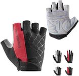 ROCKBROS Cycling Gloves for Men Mountain Bike Gloves Bicycle Gloves SBR Pad Anti-Slip Road Riding Gloves Breathable