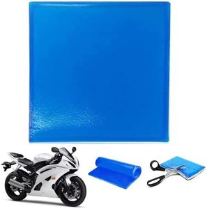 Gel Saddle Motorcycle Gel Cushion for Motorcycle Seat, Motorbike Accessories, Modified Seat Cushion with Shock Absorption Mat, Blue 25 x 25 x 1 cm