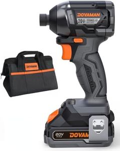 TITANCE X7 20V Brushless Impact Driver, 1/4'' Hex Compact Cordless Driver Kit with 1,770 In-lbs Torque, Battery & Charger Included – Lightweight Electric Screwdriver for Wood, Metal & Auto Repair