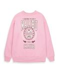 Barbie Womens Pink Sweatshirt | Ladies Malibu Tennis Club 1959 Long Sleeve Graphic Jumper |Sports Crest Vintage Style Sweater, Barbie -Sweatshirt, Medium