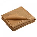 sourcing map Speaker Grill Cloth Polyester Fiber Mesh Fabric 1x1.65M/39x65Inch for Stereo Dustproof Brown