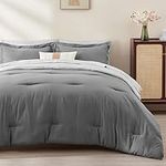 INFIIXSO Grey Comforter Set Full - 