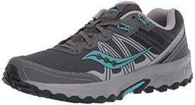 Saucony Women's Excursion Tr14 Trail Running Shoe, Charcoal/Marine, 8.5 M US