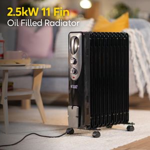 Russell Hobbs 2500W Oil Radiator Heater – Black