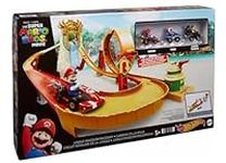 Hot Wheels Mario Kart Track Toy Pack Race in the Jungle for Kids Ages 5 and Up