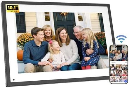 10.1" Digital Calendar, Gift for Mother, Person & Family Schedule Planning Interactive Touchscreen, Smart Daily Weekly Monthly Planner Shared Album Frame for Study Office Family, Desk Mountable