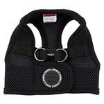 Puppia Soft Vest Dog Harness - Black - Large