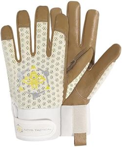 Apis Tactical Professional Beekeeping Gloves, Premium 5mm Goatskin w/Highest Patented Ventilation & Dexterity - Beekeping Supplies - Small