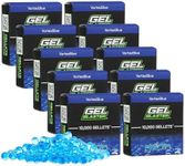 Gel Blaster Gellets Refill Ammo, 100,000 Blue Gellets - All-Natural Eco Friendly, Non-Toxic, Non-Staining & Non-Irritating Water Based Gel Balls - Made Specifically for Gel Blaster