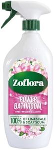 Zoflora Sweet Freesia & Jasmine Power Bathroom Cleaner, 1 x 800ml, Removes up to 100% of Limescale and Soap Scum, Leaves surfaces streak-free and sparkling