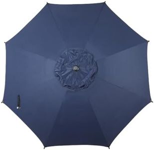 Abba Patio 9FT Lyon Outdoor Patio Umbrella Replacement Canopy, 8 Sturdy Ribs UV Protection Waterproof for Garden Deck Backyard Pool,Only Umbrella Replacement Canopy,Navy Blue