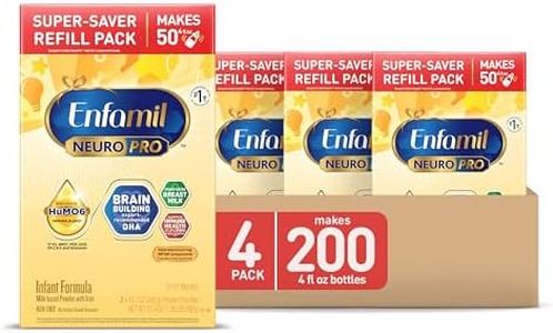 Enfamil NeuroPro Baby Formula, Infant Formula Nutrition, Triple Prebiotic Immune Blend, 2'FL HMO, & Expert-Recommended Omega-3 DHA, Perfect Choice for Baby Milk, Non-GMO, Refill Box, 31.4 Ounces (Pack of 4)