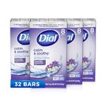 Dial Antibacterial Bar Soap, Lavender & Twilight Jasmine, 32 Bars