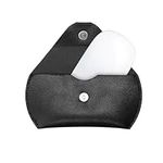 kwmobile Mouse Pouch Compatible with Apple Magic Mouse 1 / Magic Mouse 2 / Logitech Pebble Wireless Case - Bluetooth Mouse PU Leather Case - Black