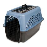 Petmate Two-Door Small Dog Kennel & Cat Kennel (Top Loading or Front Loading Pet Carrier, Great for Small Animals, Made with Recycled Materials, 24 inches in Length) For Pets up to 15 Pounds