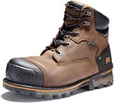 Timberland PRO Men's Boondock 6 Inch Composite Safety Toe Waterproof Industrial Work Boot, Brown Oiled Distressed, 13