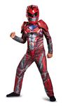 Disguise Costumes Ranger Movie Classic Muscle Costume, Red, Large (10-12)