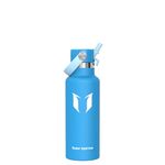 Sparrow Insulated Water Bottle Kids 500ml - FlipFlow Metal Water Bottles with Straw Lid - BPA Free - Leakproof Stainless Steel Flask for Sport, School, Outdoor, Travel