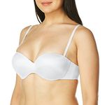Maidenform Women's Smooth Strapless Extra Coverage, White, 36D
