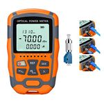 Duogalia Fiber Optic Tester Portable Fiber Light Power Meter FC/SC/ST Universal Interface Fiber Tester Built-in 10Km Visual Fault Locator (OPM&VFL) with 1pc FC to LC Adapter