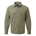 Craghoppers Mens Kiwi Ls Hiking Shirt, Pebble, L EU