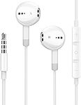 OIIAEE Earphones, Wired Earbuds with Built-in Microphone and Volume Control, Pure and Clear Sound, 3.5mm Jack Lightweight In-Ear Headphones Earphones for iPhone/Samsung/Android/MP3/MP4 and More