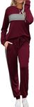 HOTOUCH Sweatsuit for Women 2 Piece Outfits for Womens Crewneck Sweatshirts Pullover