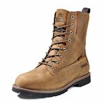 Kodiak Men's 8-Inch McKinney Soft Toe Waterproof Industrial Boot, Brown, 9.0 W