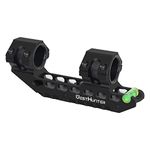 WestHunter Optics Offset Cantilever Picatinny Scope Mount, 1 in/30mm High Profile Precision One Piece Scope Dual Rings with Bubble Level | Black