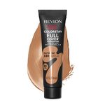 Revlon ColorStay Full Cover Longwear Matte Foundation, Heat & Sweat Resistant Lightweight Face Makeup, Natural Tan (330), 30ml