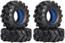 DJCRAWLER 1.3-inch Swamp Tires for TRX4M 1/18 1/24 Remote Control/Track Vehicles Axial SCX24 FMS FCX24 R/C Model Car Upgrade with Silicone Inserts (Blue)