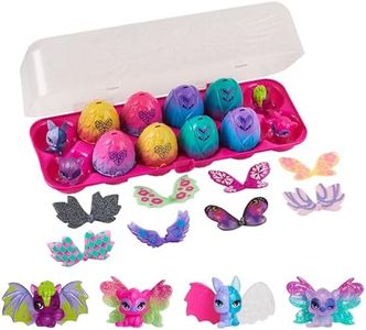 Hatchimals CollEGGtibles, Wilder Wings 12-Pack Egg Carton with Mix and Match Wings