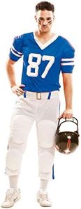 My Other Me Partychimp 83-02756 - Costume da Rugby da Uomo, Taglia XL, Blu