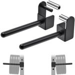 Kipika Weight Plate Holder for 2x2 Power Rack with 5/8" or 1" Hole - Power Rack Attachment for Weight Plates - Weight Storage Rack for Power Rack - Fit Standard 1-inch Weight Plates - Set of 2